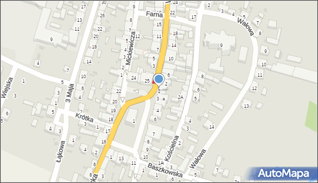 Kobylin, Rynek Piłsudskiego Józefa, marsz., 2, mapa Kobylin