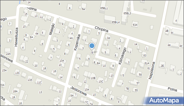 Kobyłka, Rydza-Śmigłego Edwarda, marsz., 4, mapa Kobyłka