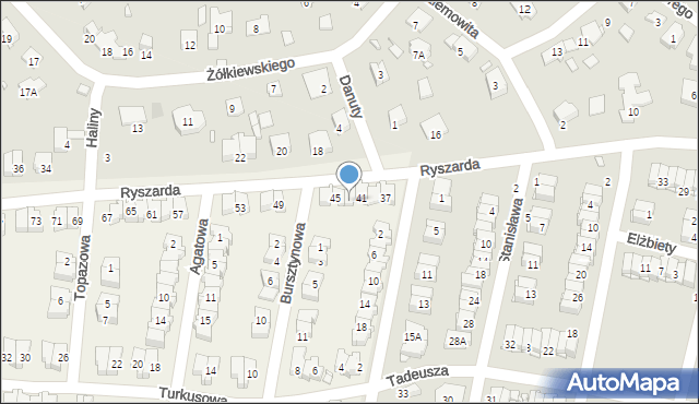 Komorów, Ryszarda, 43, mapa Komorów