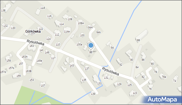 Kościelisko, Rysulówka, 98, mapa Kościelisko