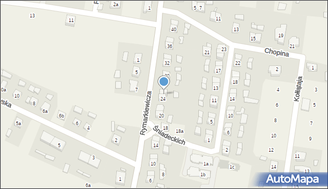 Kotlin, Rymarkiewicza Stanisława, ks., 26, mapa Kotlin