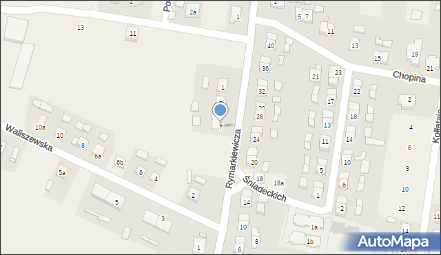 Kotlin, Rymarkiewicza Stanisława, ks., 7, mapa Kotlin