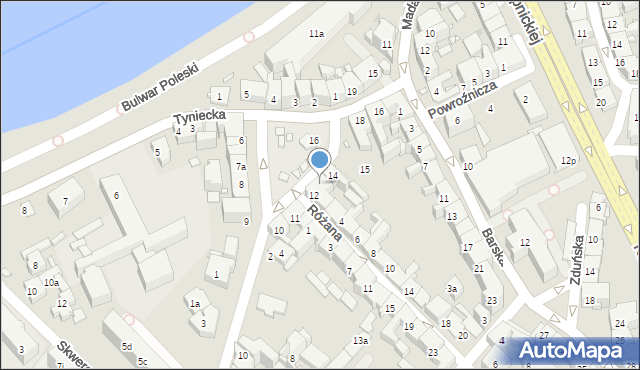 Kraków, Rynek Dębnicki, 13, mapa Krakowa