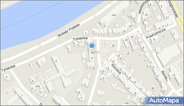 Kraków, Rynek Dębnicki, 7a, mapa Krakowa