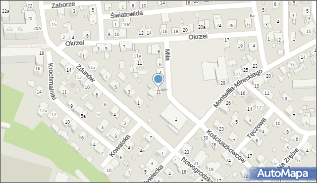 Kraków, Rynek Fałęcki, 11, mapa Krakowa