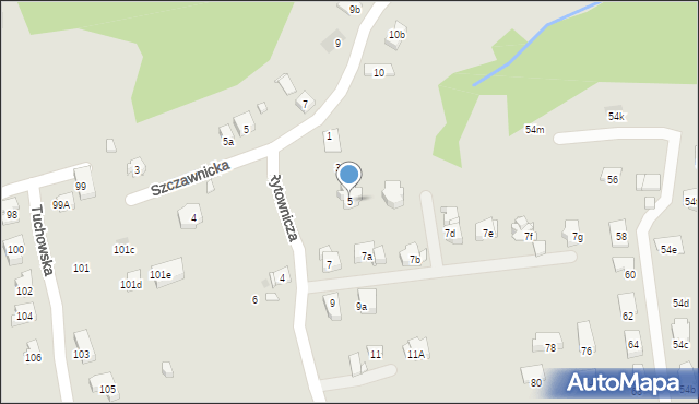 Kraków, Rytownicza, 5, mapa Krakowa