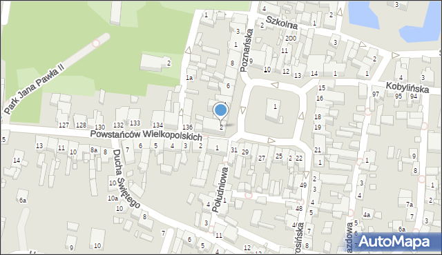 Krobia, Rynek, 2, mapa Krobia