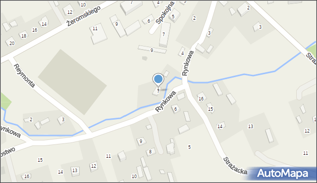 Krzczonów, Rynkowa, 7, mapa Krzczonów