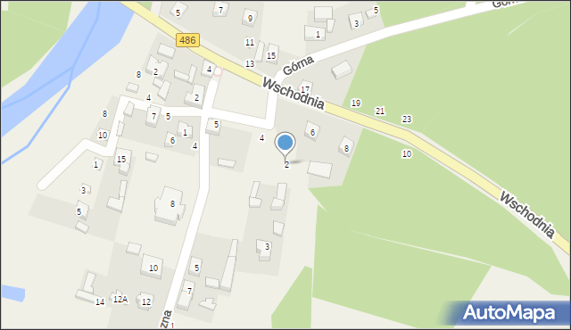 Krzeczów, Rynek, 2, mapa Krzeczów