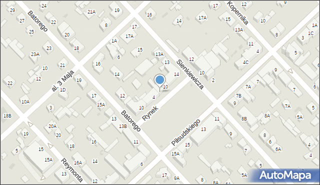 Legionowo, Rynek, 2, mapa Legionowo