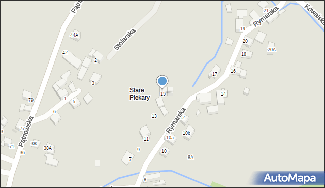 Legnica, Rymarska, 15, mapa Legnicy
