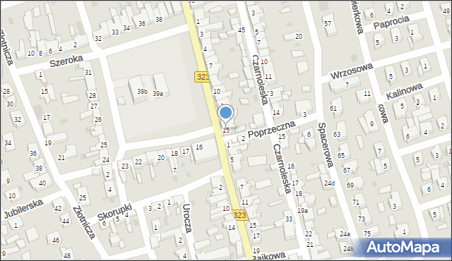 Leszno, Rynek Zaborowski, 15, mapa Leszno