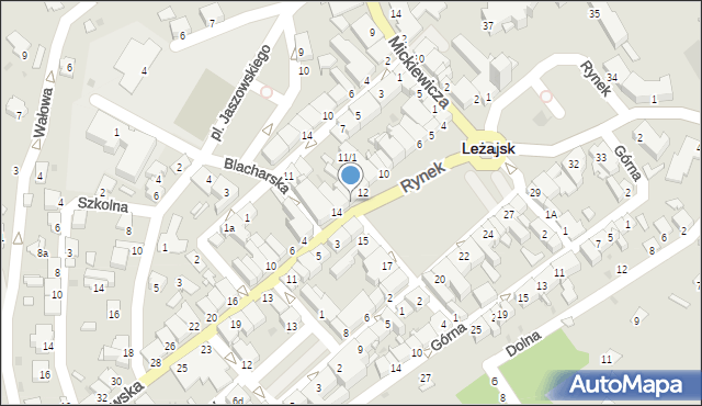 Leżajsk, Rynek, 13, mapa Leżajsk