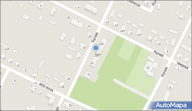 Lipsk, Rynek, 22B, mapa Lipsk