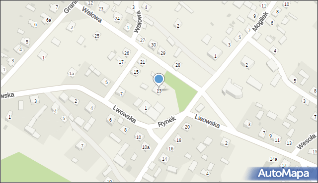 Lipsko, Rynek, 13, mapa Lipsko
