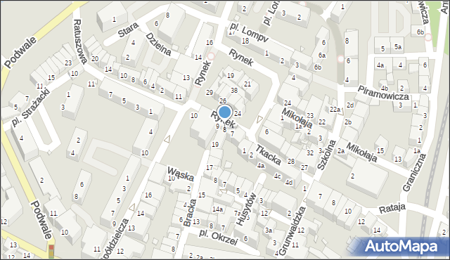 Lubań, Rynek, 8, mapa Lubań