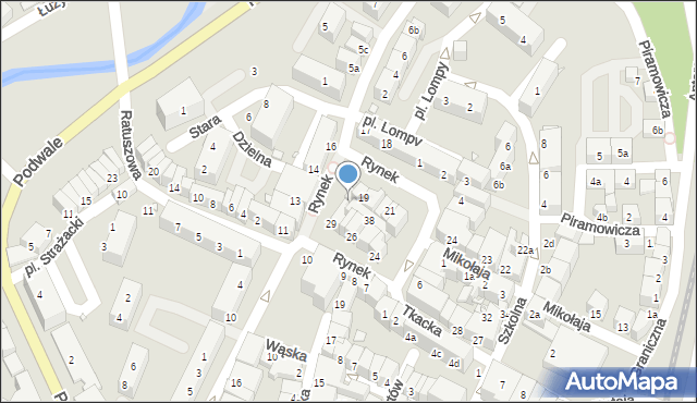 Lubań, Rynek-Sukiennice, 35, mapa Lubań