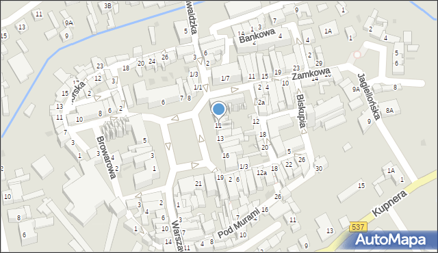 Lubawa, Rynek, 11, mapa Lubawa