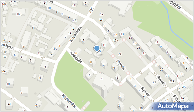 Lubin, Rynek, 9, mapa Lubin