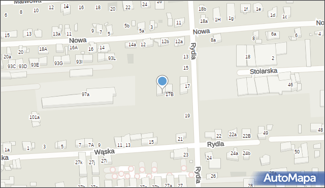 Luboń, Rydla Lucjana, 17C, mapa Luboń