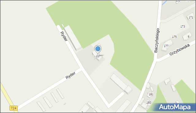 Łyczyn, Ryder Sue, 117, mapa Łyczyn