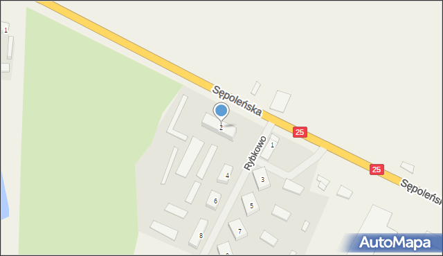 Mąkowarsko, Rybkowo, 2, mapa Mąkowarsko