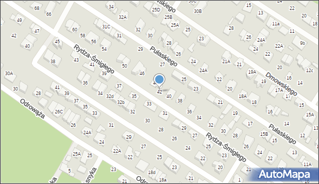 Marki, Rydza-Śmigłego Edwarda, marsz., 42, mapa Marki