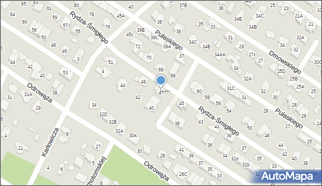 Marki, Rydza-Śmigłego Edwarda, marsz., 47, mapa Marki