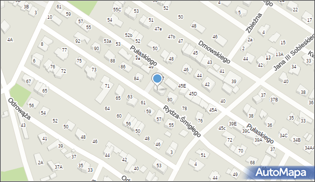 Marki, Rydza-Śmigłego Edwarda, marsz., 82, mapa Marki