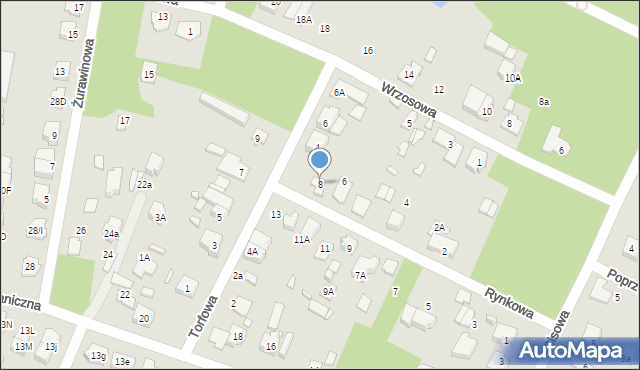 Marki, Rynkowa, 8, mapa Marki