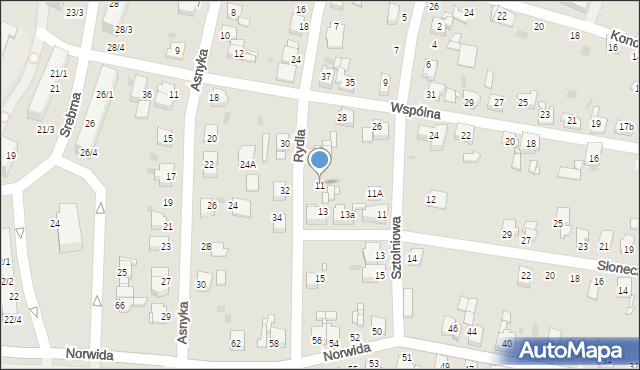 Miasteczko Śląskie, Rydla Lucjana, 11, mapa Miasteczko Śląskie