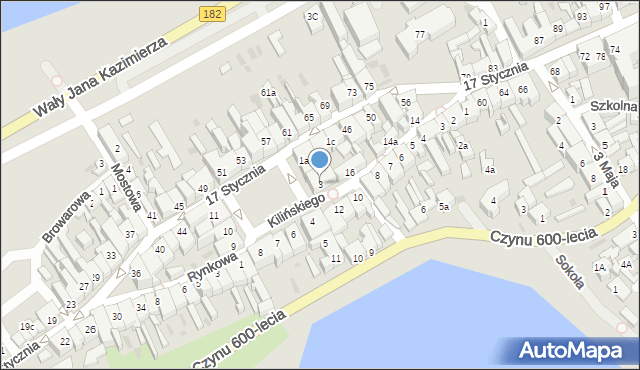 Międzychód, Rynek, 3, mapa Międzychód