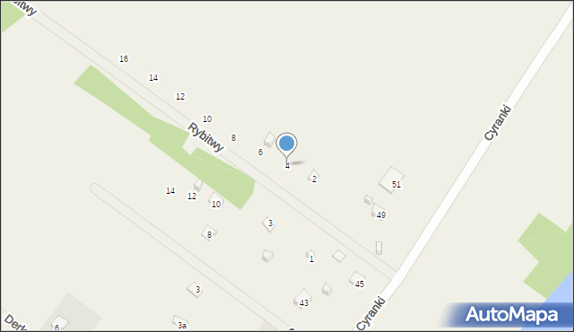 Młynarze, Rybitwy, 4, mapa Młynarze