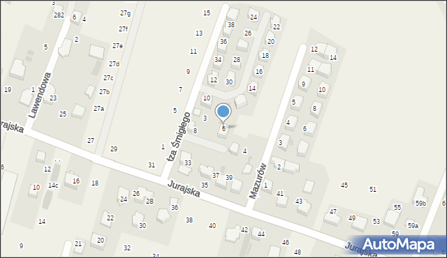 Modlnica, Rydza Śmigłego, 6, mapa Modlnica