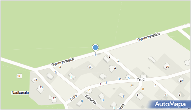 Murowaniec, Rynarzewska, 8, mapa Murowaniec