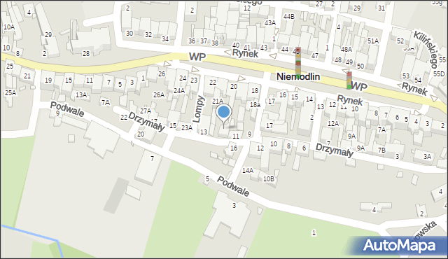 Niemodlin, Rynek, 20A, mapa Niemodlin