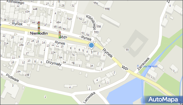 Niemodlin, Rynek, 3, mapa Niemodlin