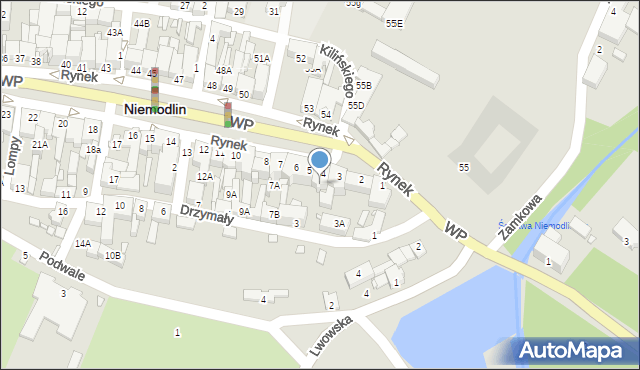 Niemodlin, Rynek, 4A, mapa Niemodlin