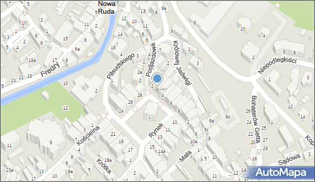 Nowa Ruda, Rynek, 3, mapa Nowa Ruda