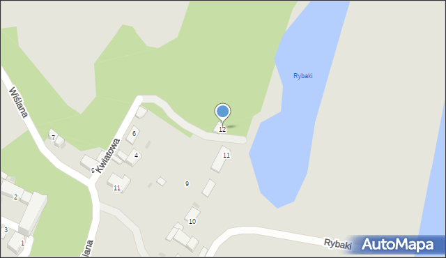 Nowe, Rybaki, 12, mapa Nowe