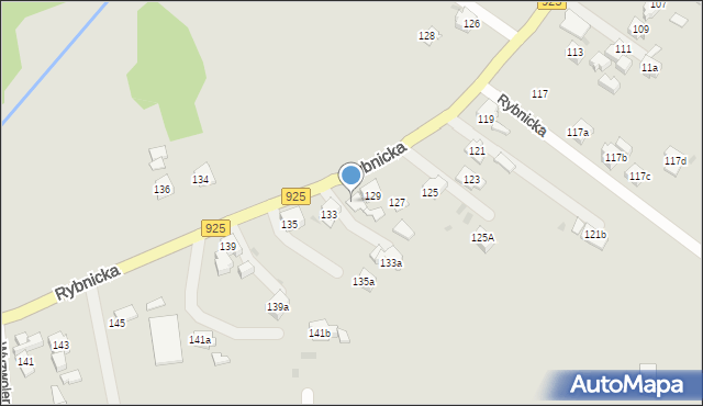 Orzesze, Rybnicka, 131, mapa Orzesze