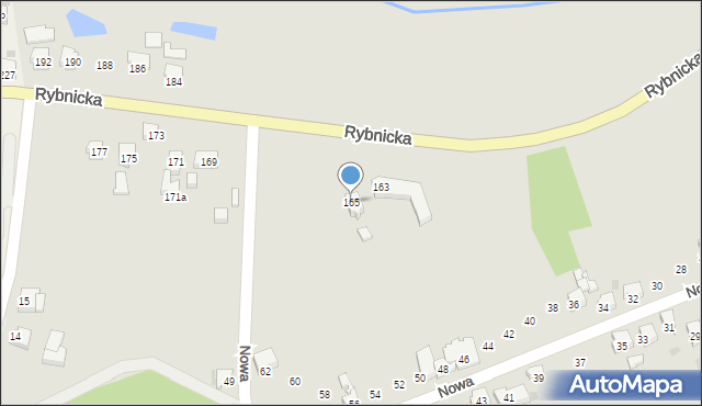 Orzesze, Rybnicka, 165, mapa Orzesze