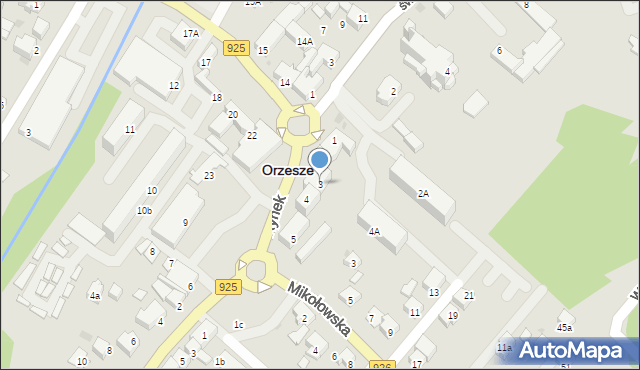 Orzesze, Rynek, 3, mapa Orzesze