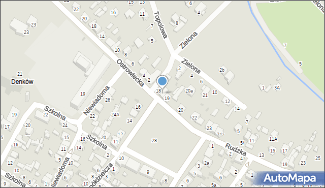 Ostrowiec Świętokrzyski, Rynek Denkowski, 18b, mapa Ostrowiec Świętokrzyski