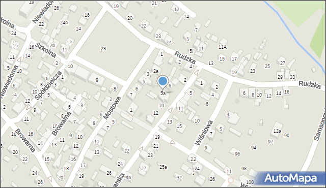 Ostrowiec Świętokrzyski, Rynek Denkowski, 5a, mapa Ostrowiec Świętokrzyski