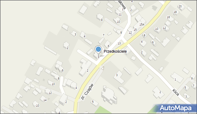 Padew Narodowa, Rynek, 1, mapa Padew Narodowa