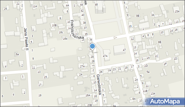 Parysów, Rynek, 30, mapa Parysów