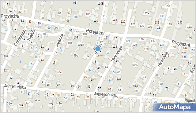 Piekary Śląskie, Rymera, 6, mapa Piekary Śląskie