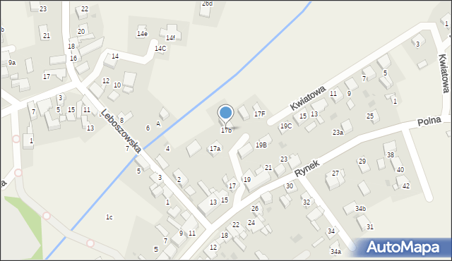 Pilchowice, Rynek, 17b, mapa Pilchowice