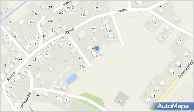 Pilchowice, Rynek, 31, mapa Pilchowice